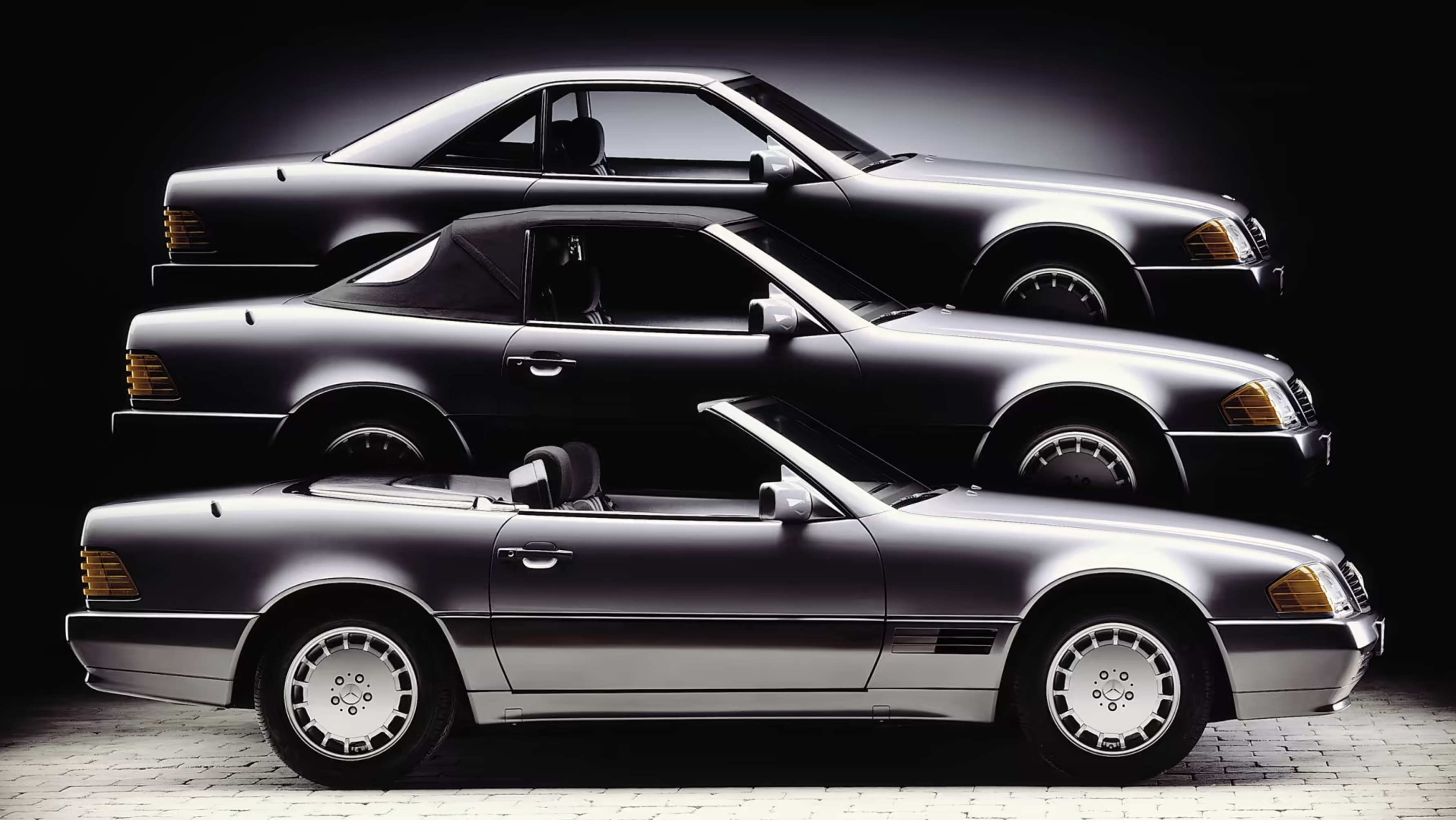 Mercedes-Benz SL all roof options